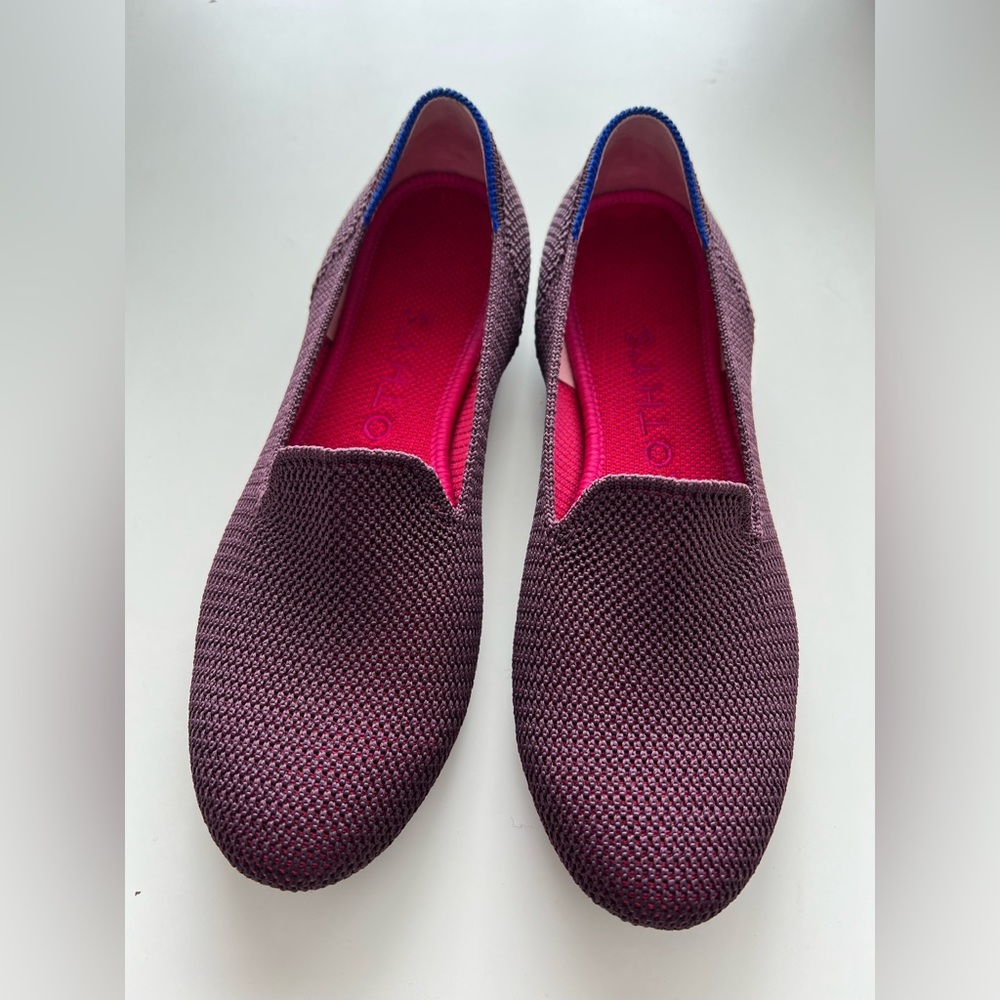 Rothy's Shoes Rothys Round Berry Lattice Stitch Women 5.5 rare